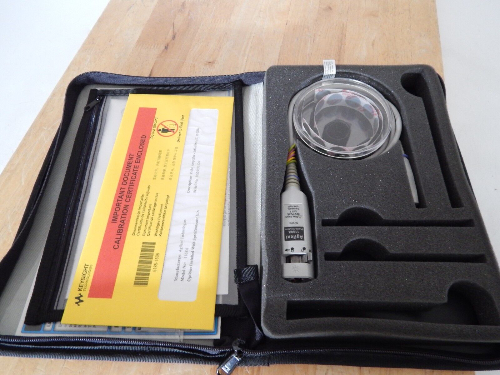 Agilent 1168A Probe Active Amp 10GHz in excellent condition