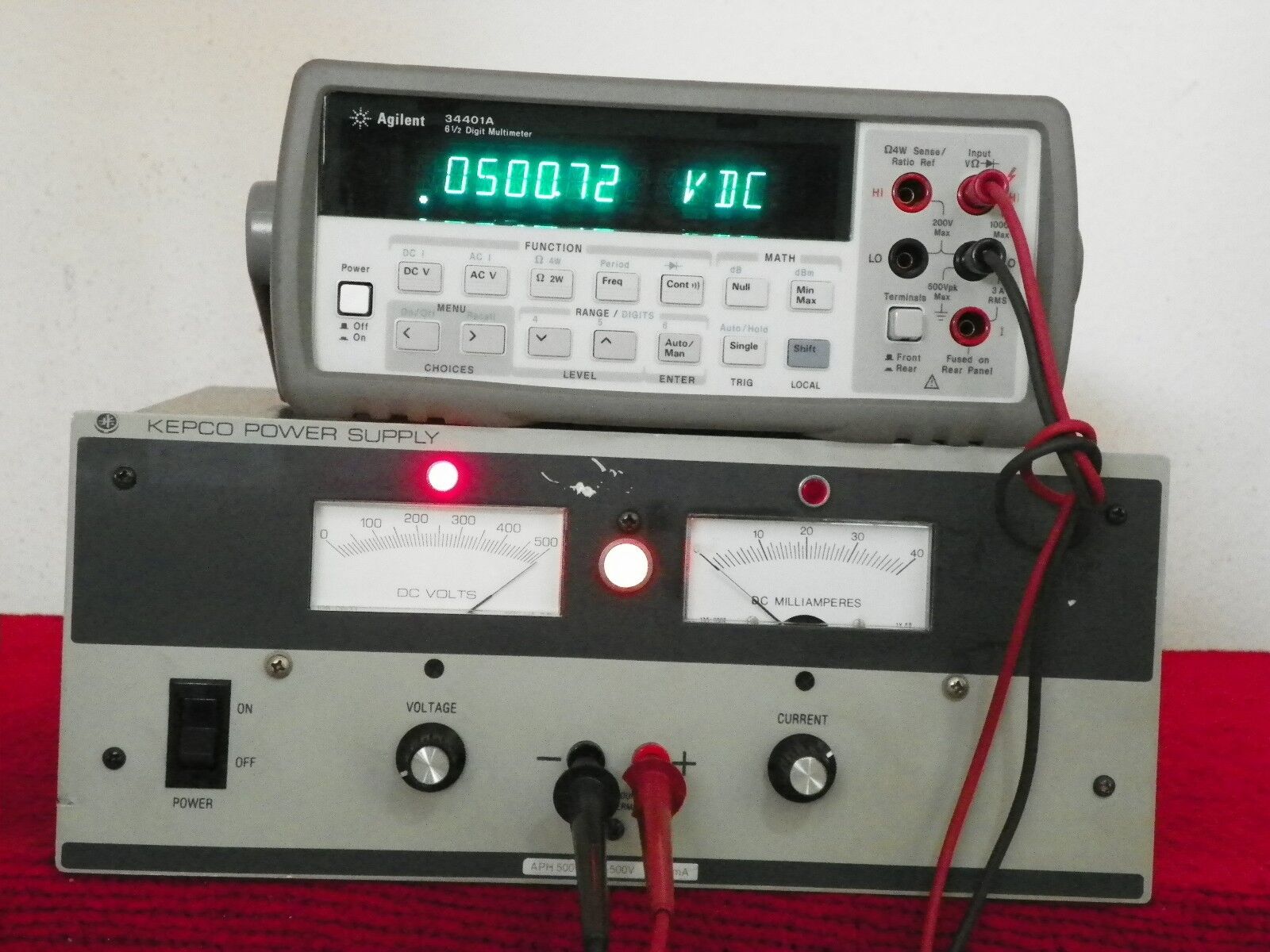 KEPCO APH 500M POWER SUPPLY 0-500VDC 0-40mA