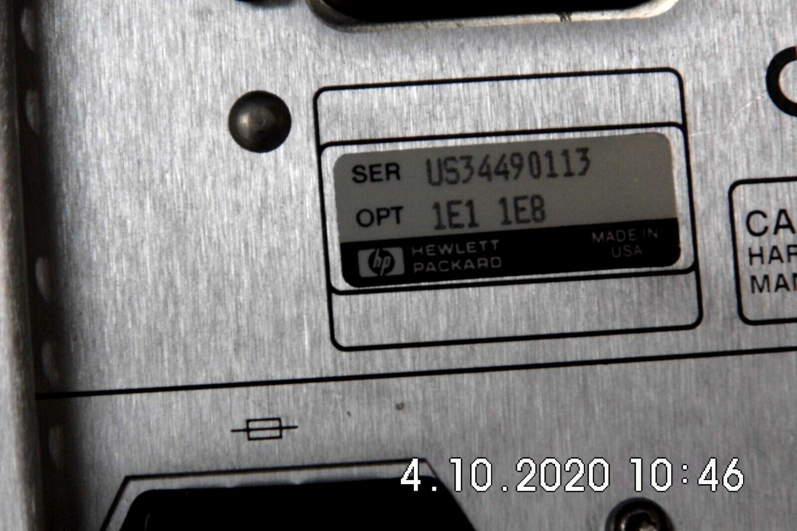 Agilent HP 83732B 1E1,1E8  20GHz Synth. CW Generator Cal w/data, 3 in stock.