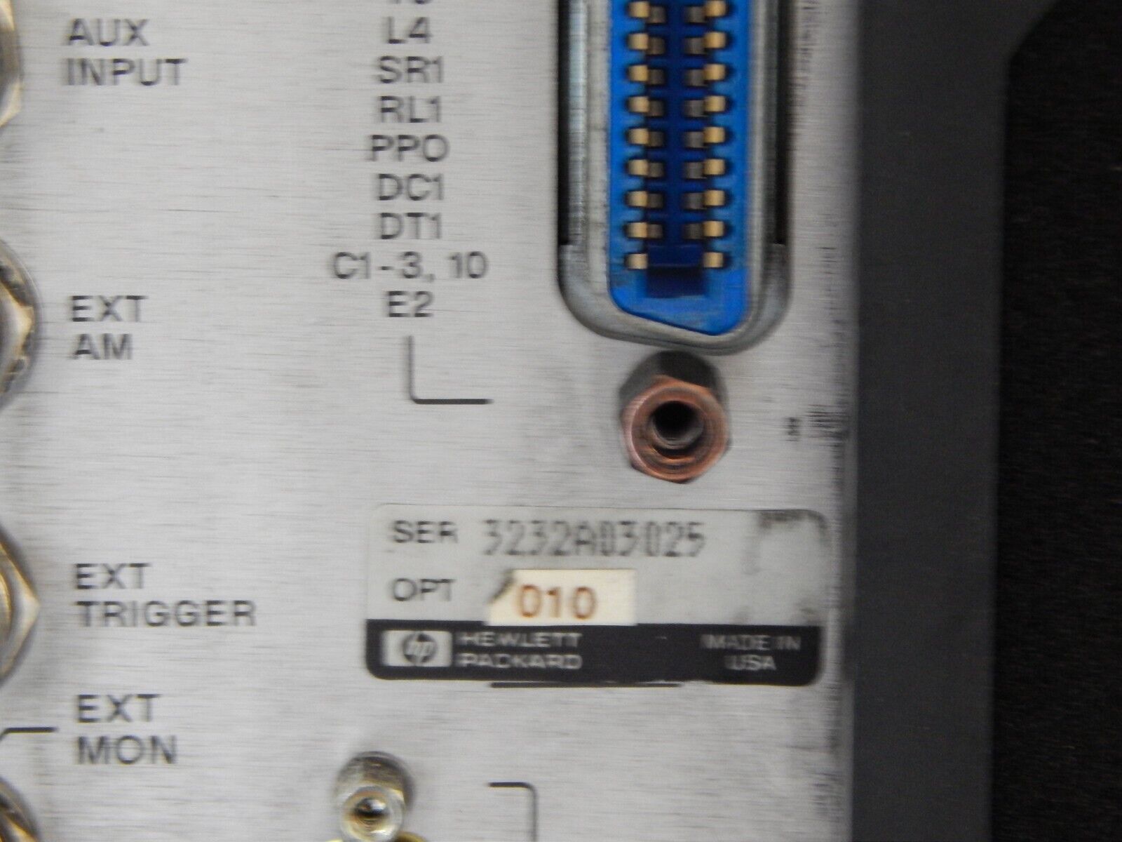 Agilent/Keysight 8722C w/ 010  s/n 3232A03025 Network Analyzer, 50Mhz-40GHz