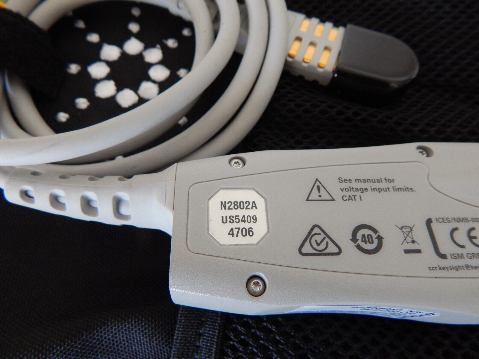 Keysight N2802A 25GHz InfiniiMax III Series Probe Amplifier mfr. cal, 6 in stock