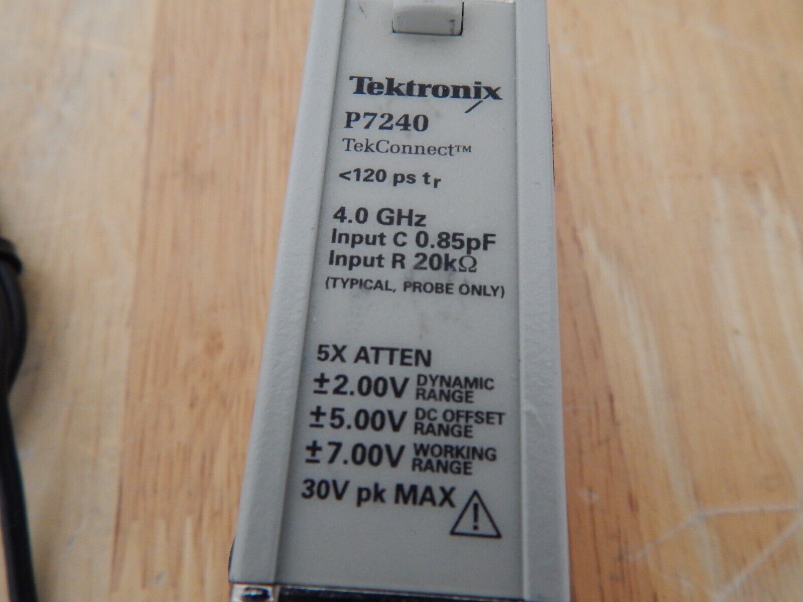 Tektronix P7240 4 GHz High Performance Active Voltage Probe TekConnect