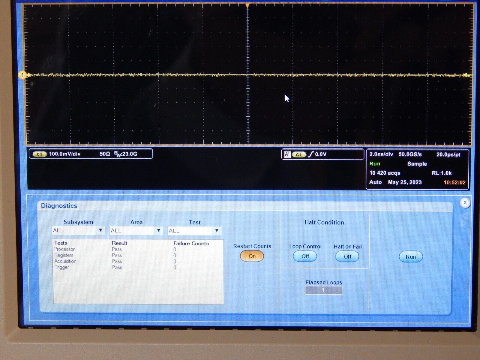 Tektronix DPO73304SX 33GHz, 100GS/s Tektronix NIST cal. w/data, 30 day wrnty