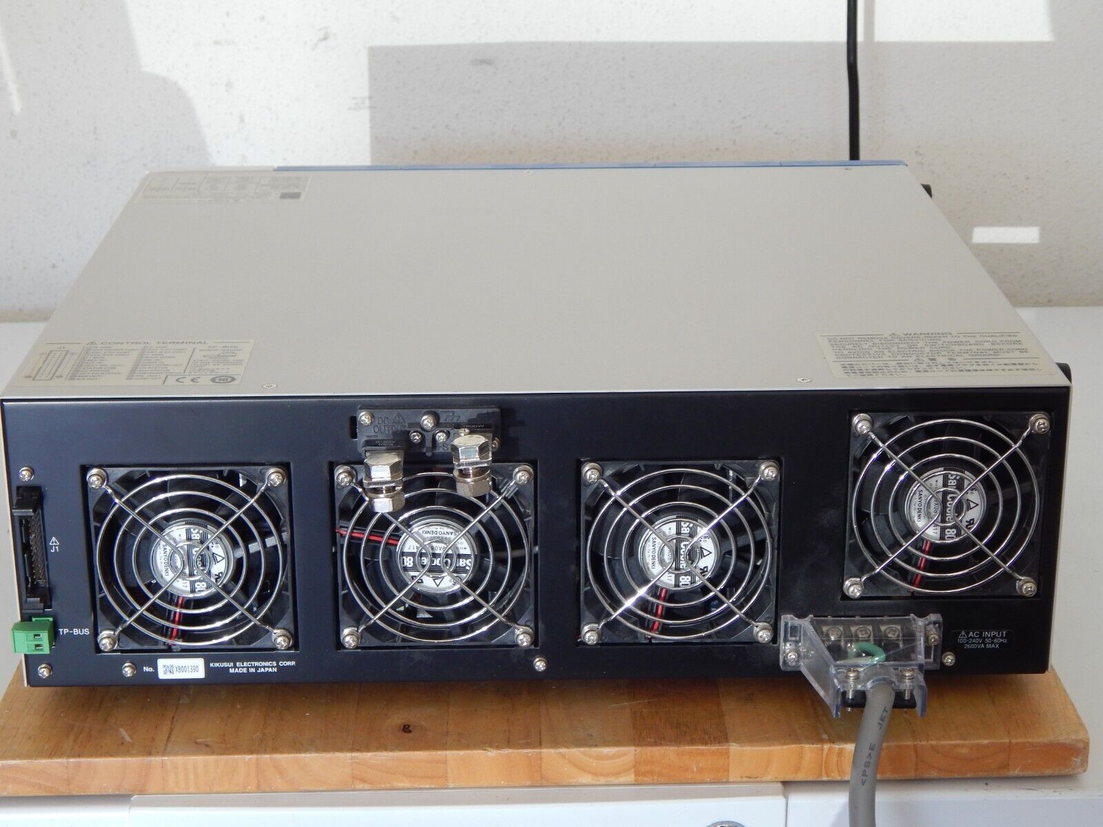 Kikusui PWR1600L Regulated DC Power Supply 0-80V 0-100A 1600W