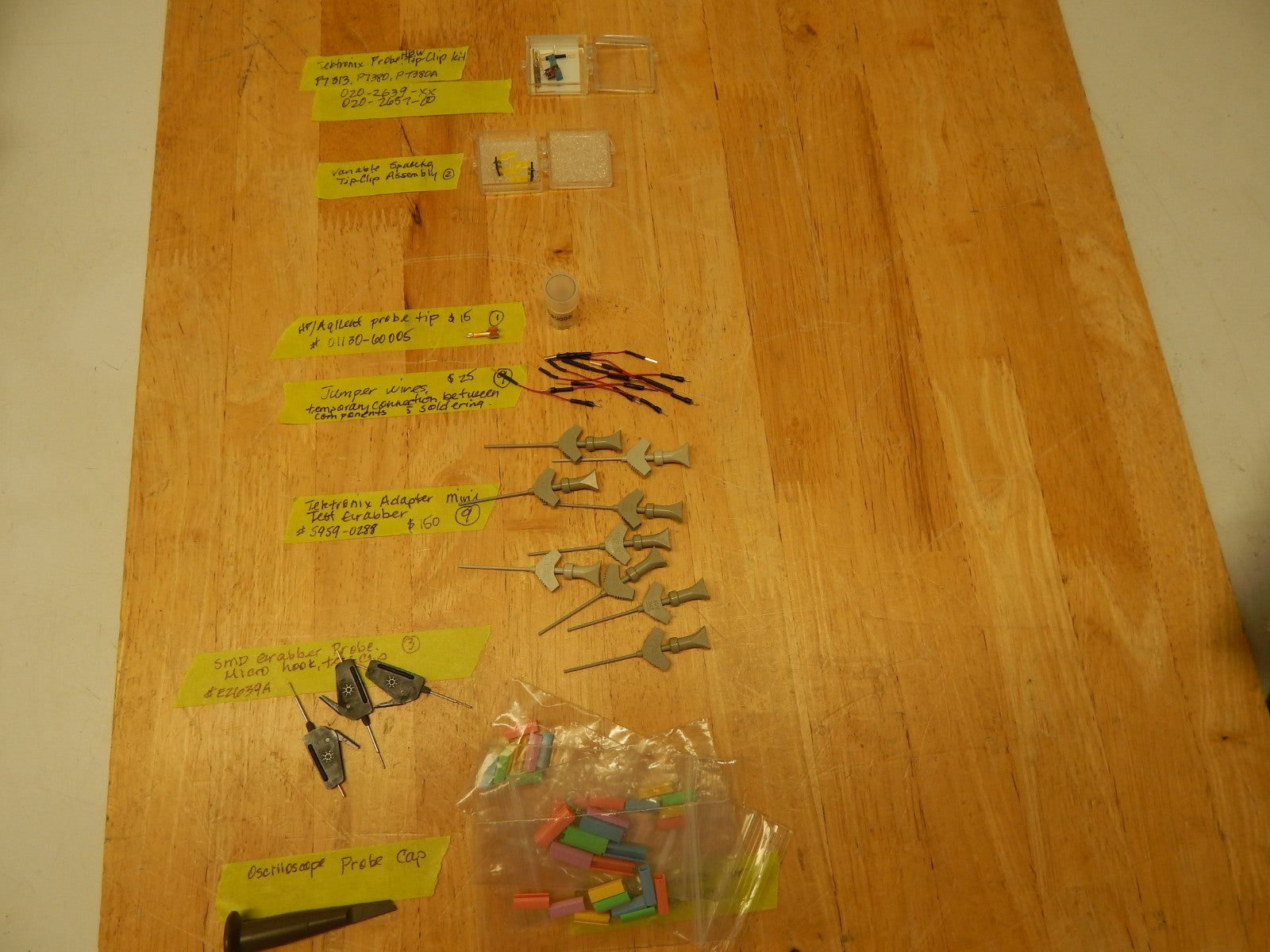 Tektronix Assorted Oscilloscope Accessories for P1313, P7380, P7380A