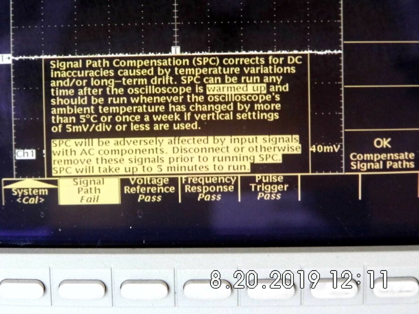 Tektronix 4 channel TDS754A 500MHz 2GSa/s oscilloscope 13 1F 1M 2F