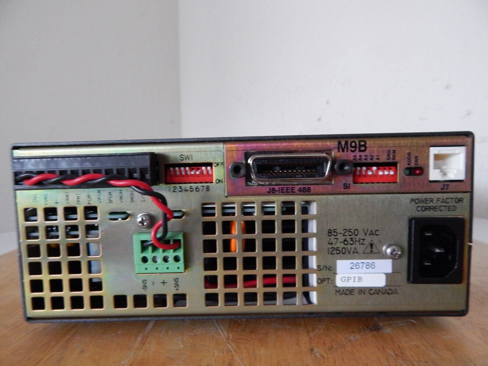 Xantrex  XHR100-10, 1000Watt Programmable DC Power Supply, non-functional