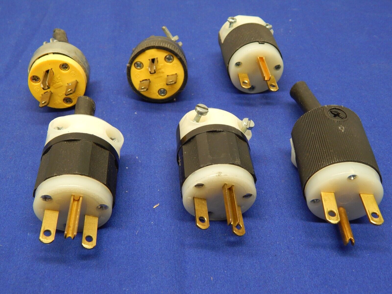 NEMA 6-15P 15A 250V  Male Plug, Lot of 7