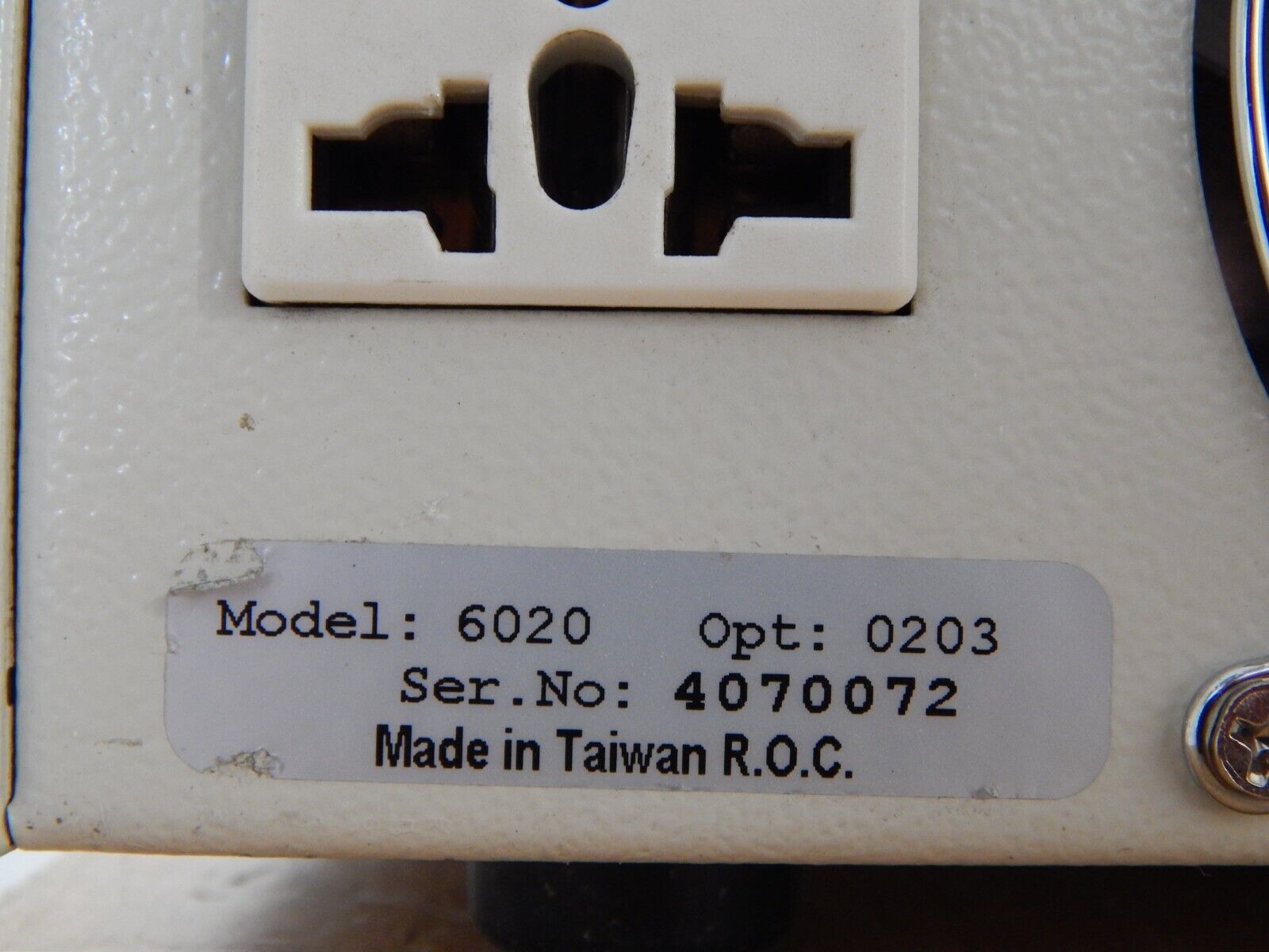 Associated Power Technologies  APT6020   AC Power Source w/opt.'s 02 and 03 (4)