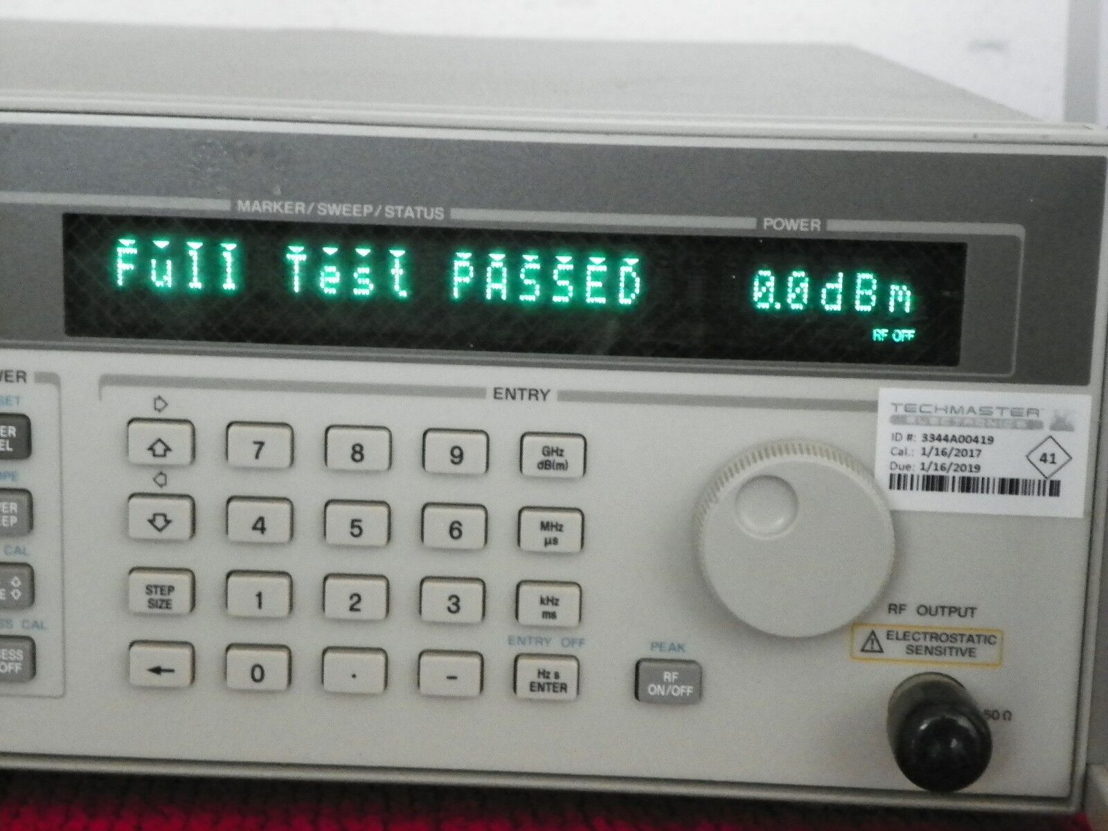 Agilent HP 83752A .01-20GHz Synthesized Signal Sweeper, 3 in stock.