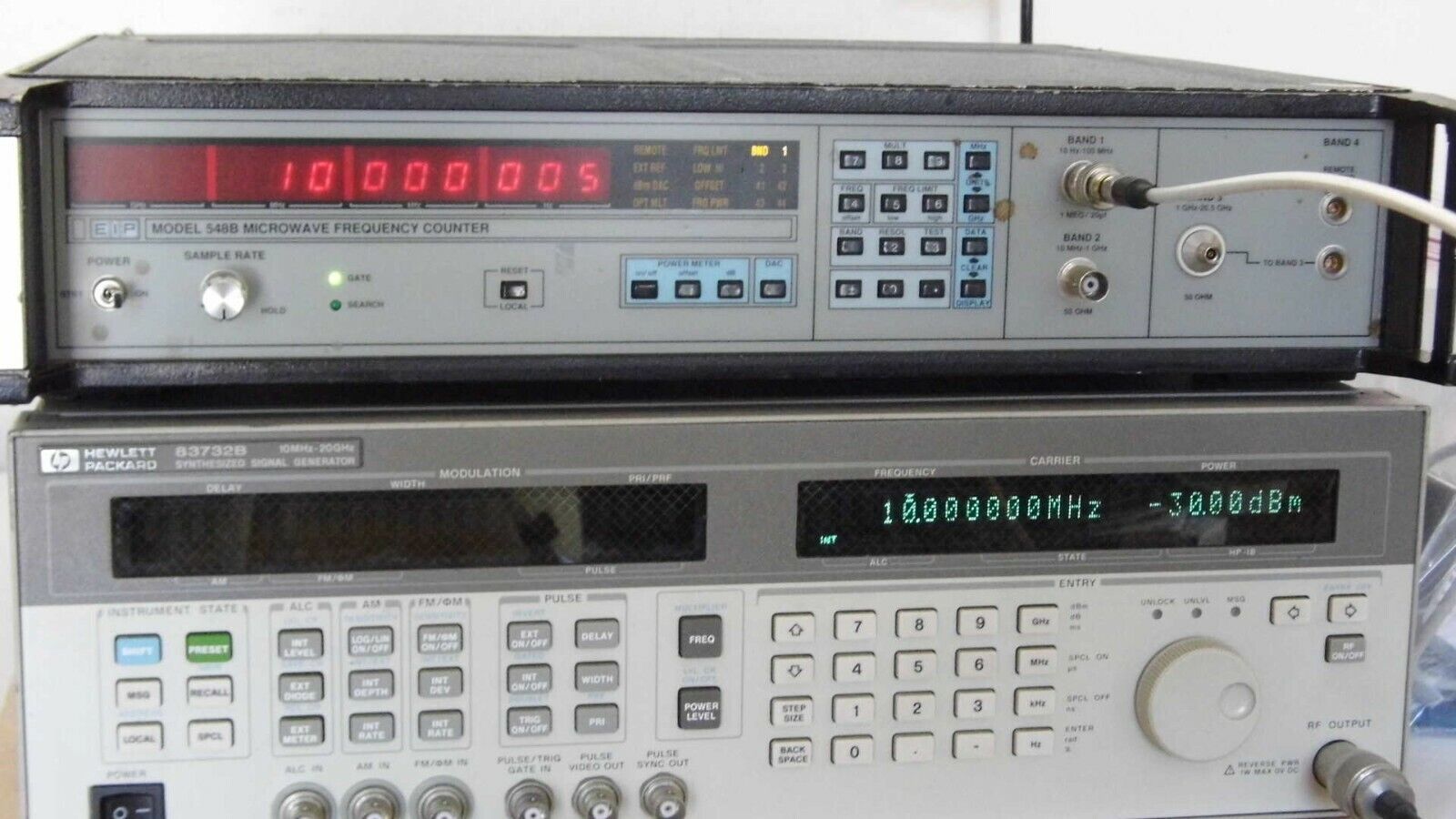 EIP 548B microwave frequency counter 10hz-26.5Ghz w/opt 06 