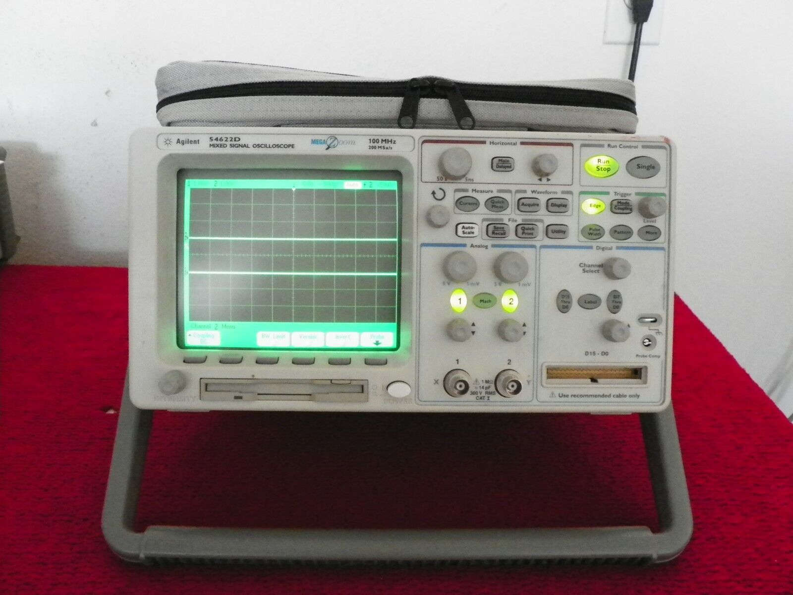 Agilent HP 54622D 2+16 channel 100 MHz MSO