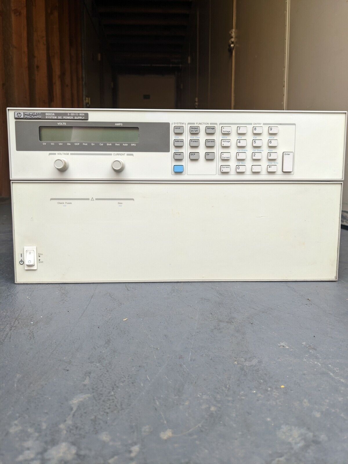 Agilent 6683A 5000 Watt System Power Supply, 32V, 160A, Vin 208Vac 3 phase