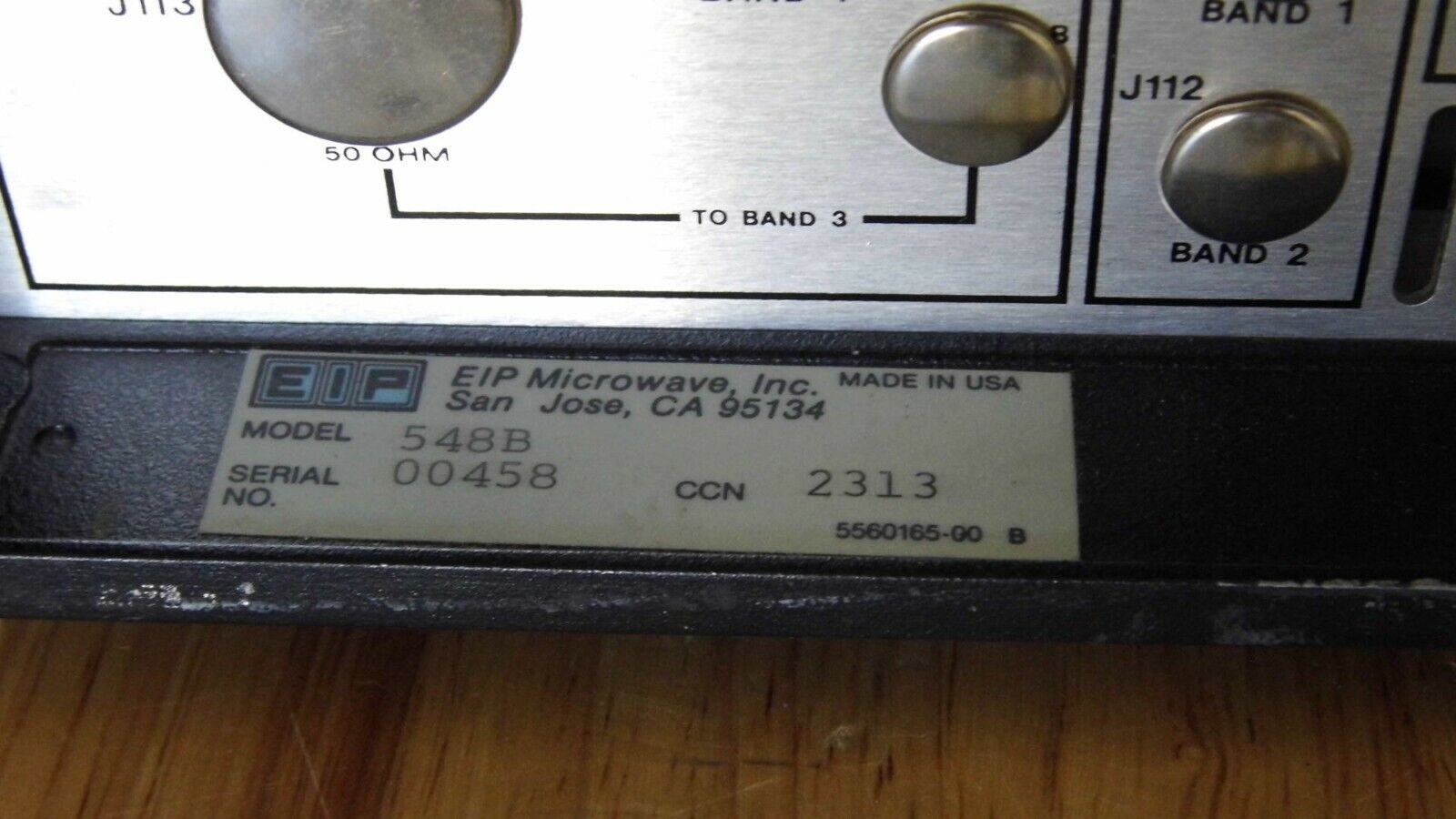 EIP 548B microwave frequency counter 10hz-26.5Ghz w/opt 06 