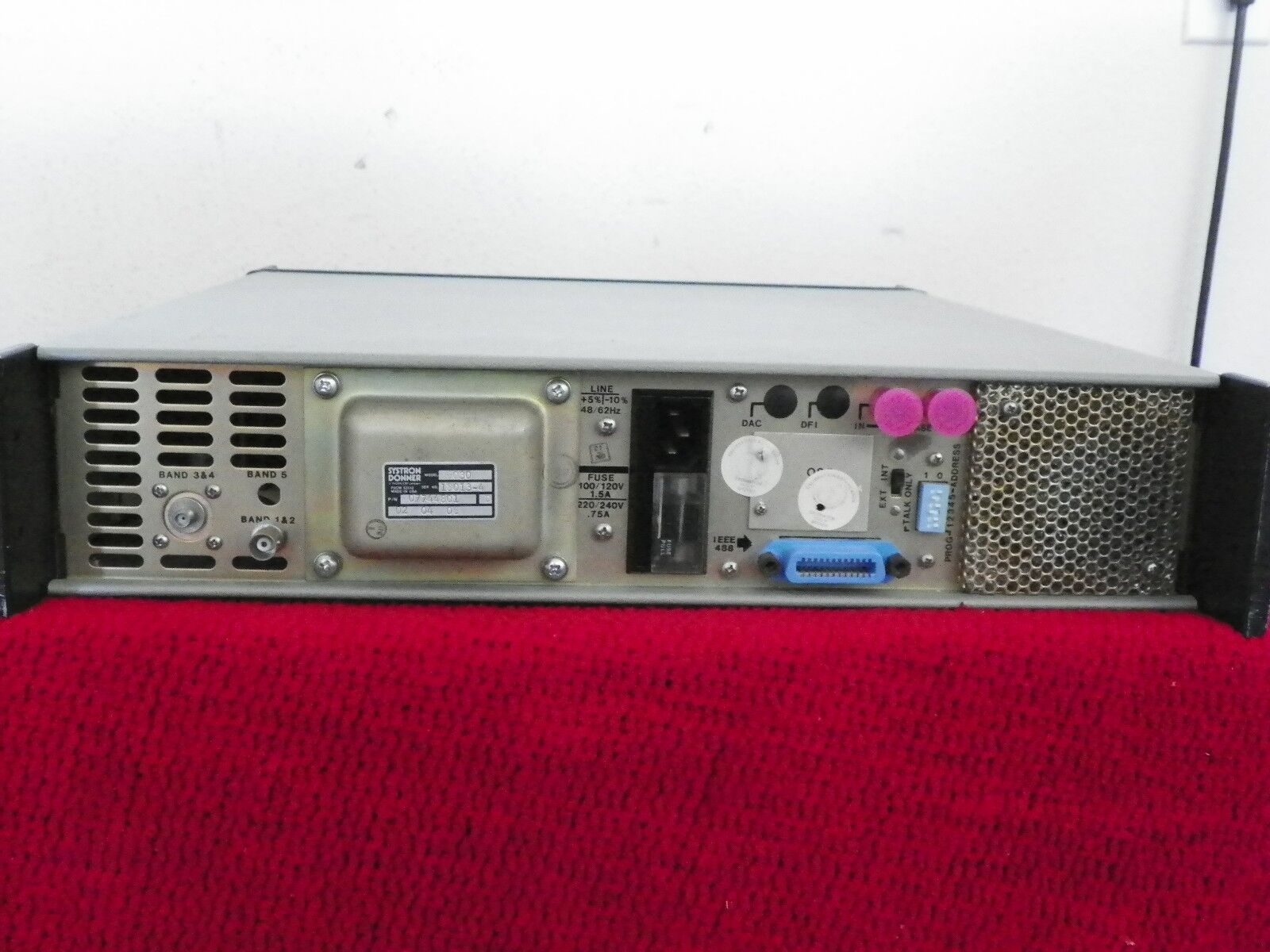 Systron Donner 6030 microwave frequency counter 10hz-26.5Ghz w/opt 02,04,& 06 