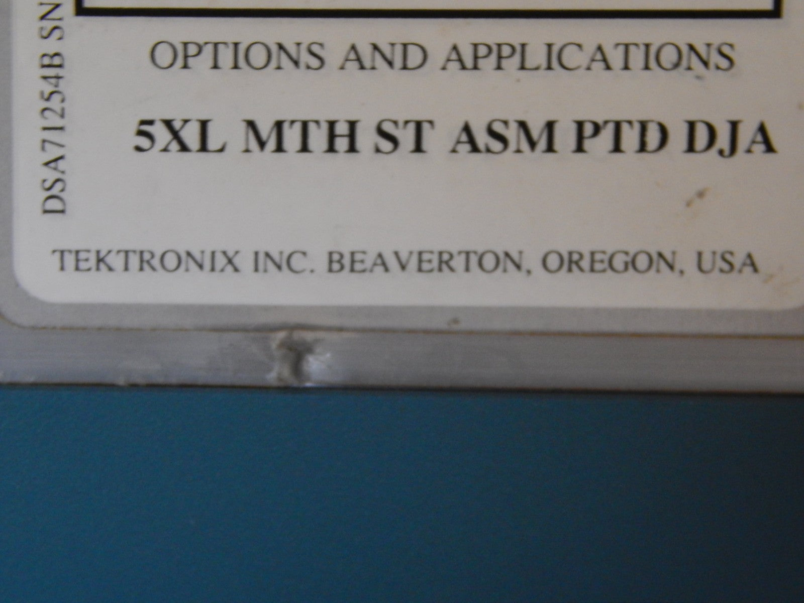 Tektronix DSA71254B 12.5Ghz 50Gs/s 4CH Digital Serial Analyzer