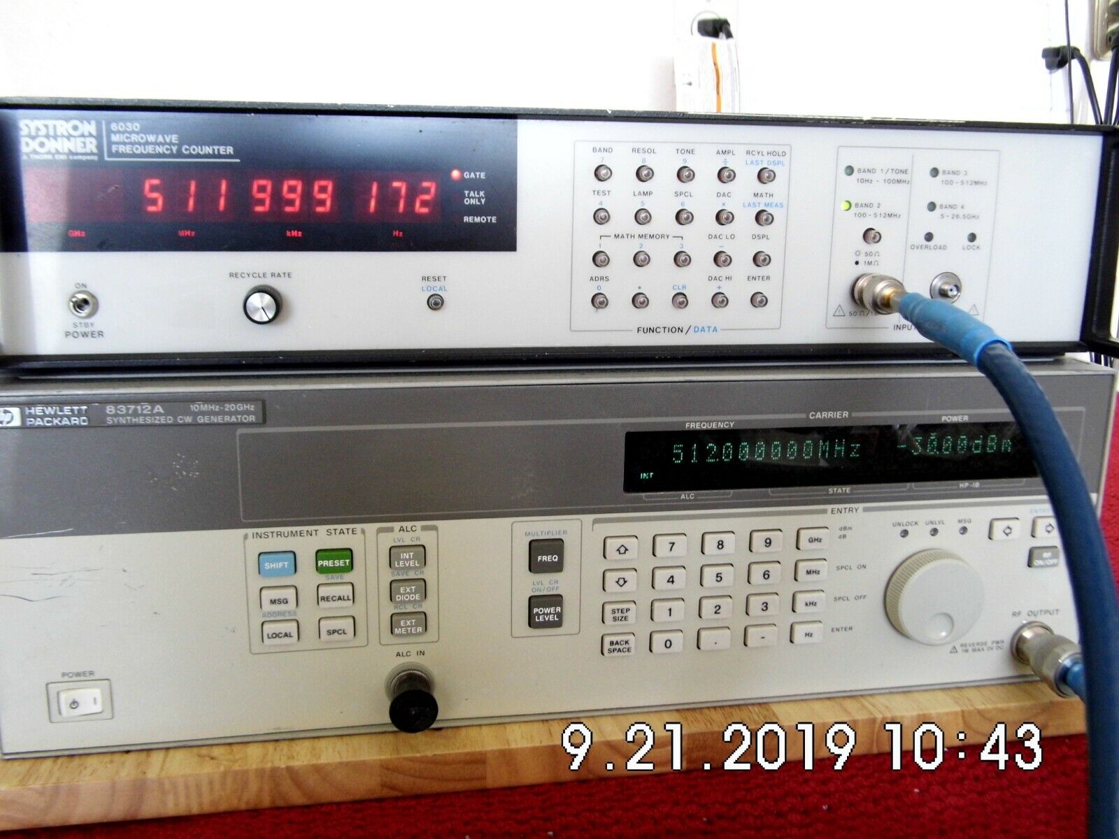 Systron Donner 6030 microwave frequency counter 10hz-26.5Ghz 