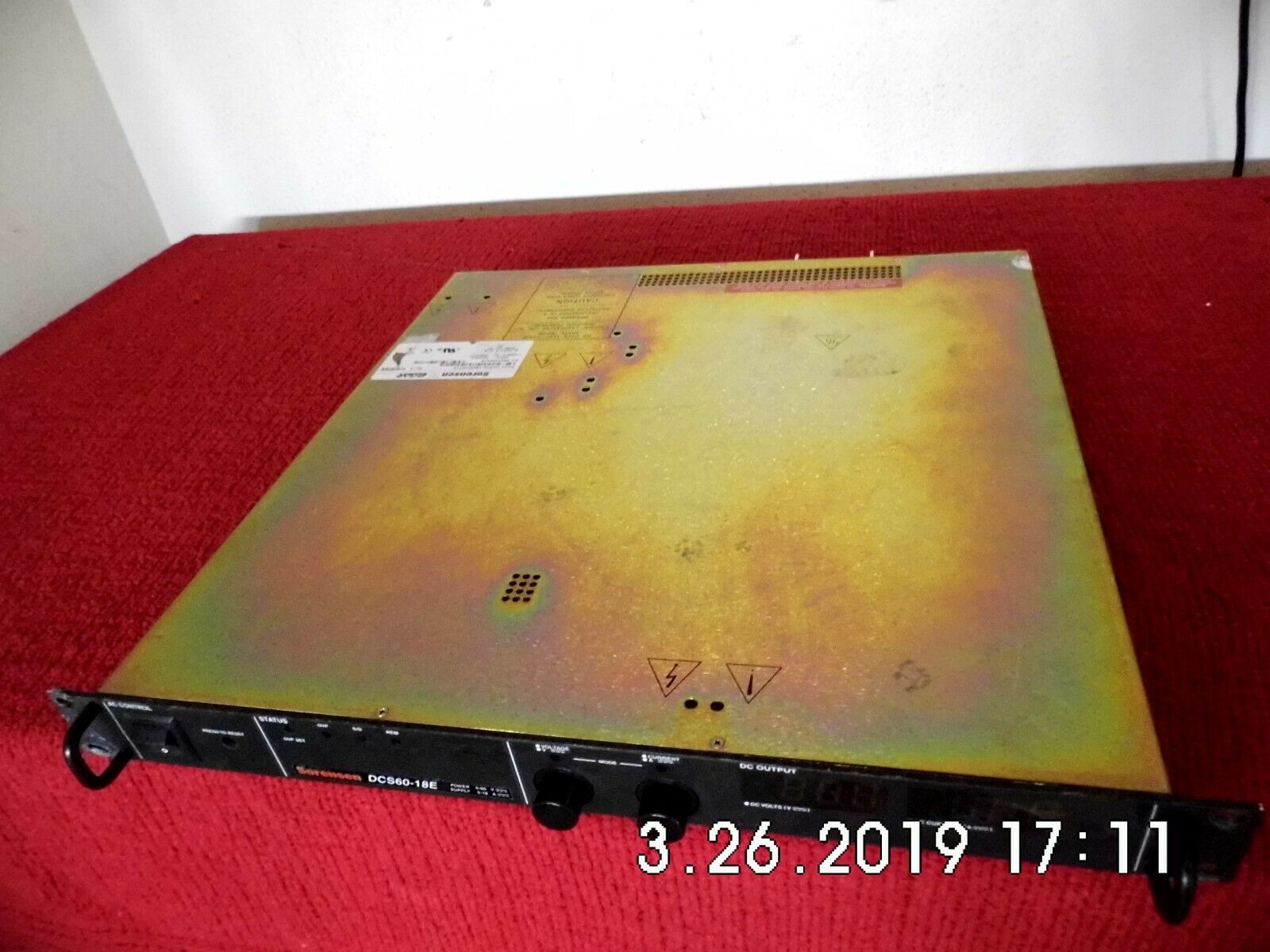 Sorensen DCS60-18E DC Power Supply 