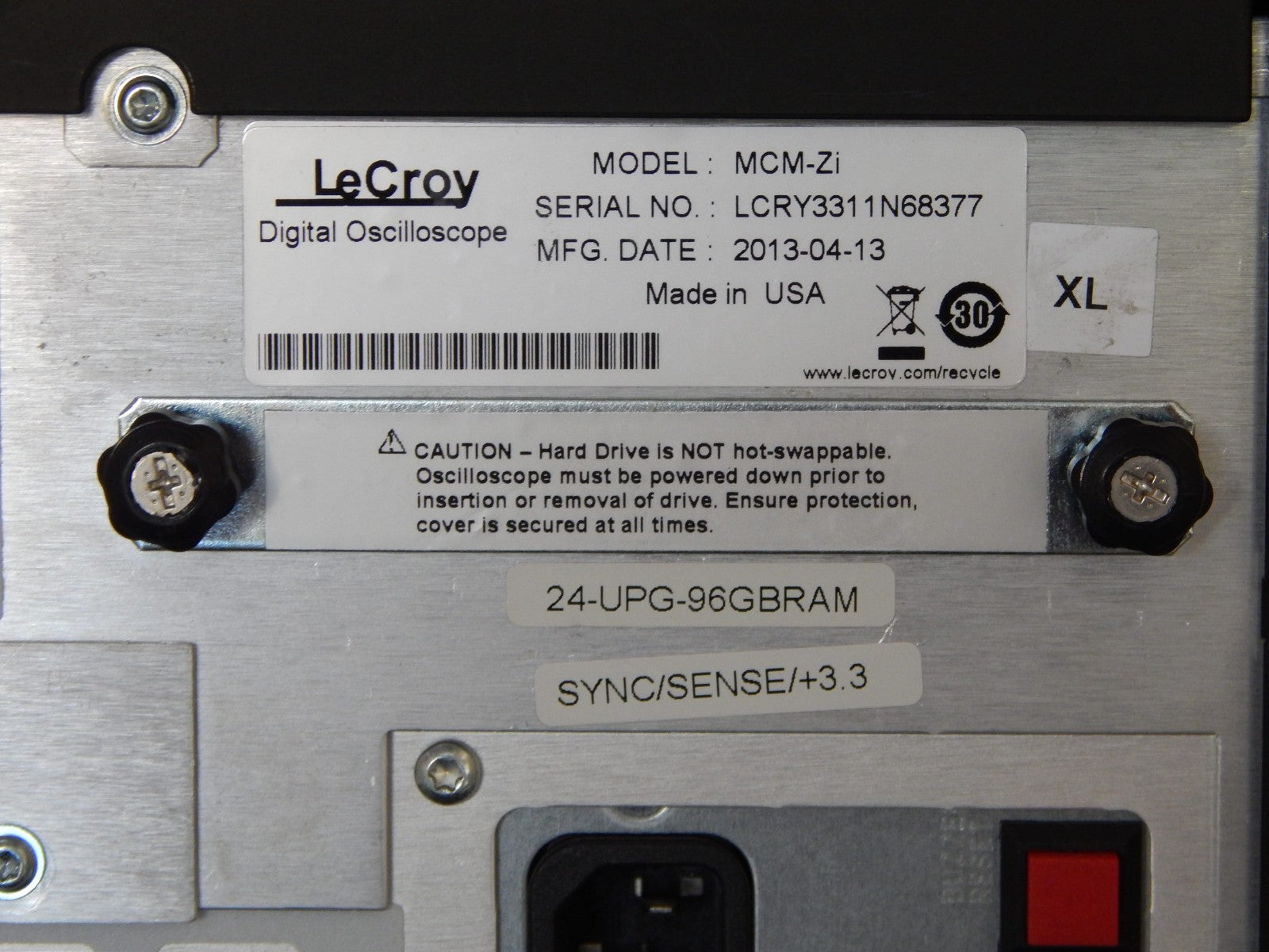 LabMaster 10-30Zi & MCM-Zi, 30GHz 80GS/s oscilloscope w/OEM cal, data, W10