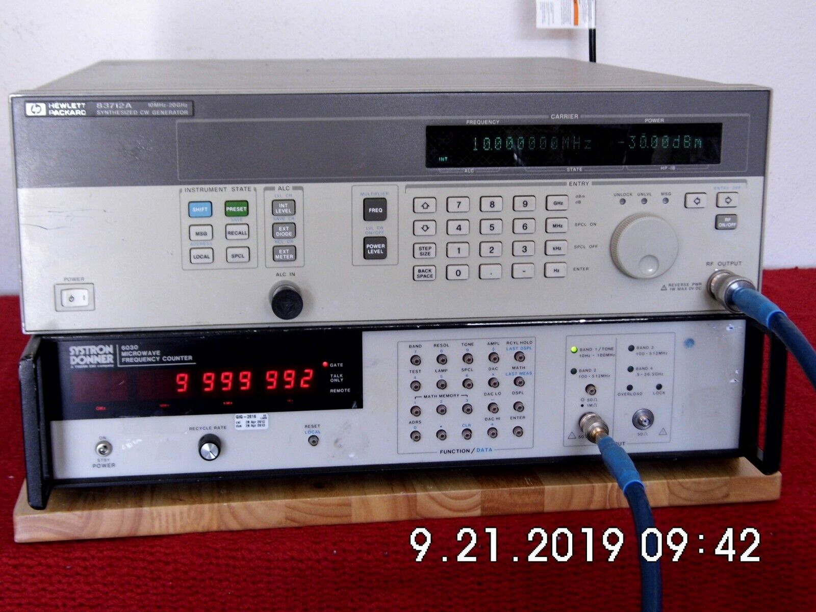 Systron Donner 6030 microwave frequency counter 10hz-26.5Ghz 