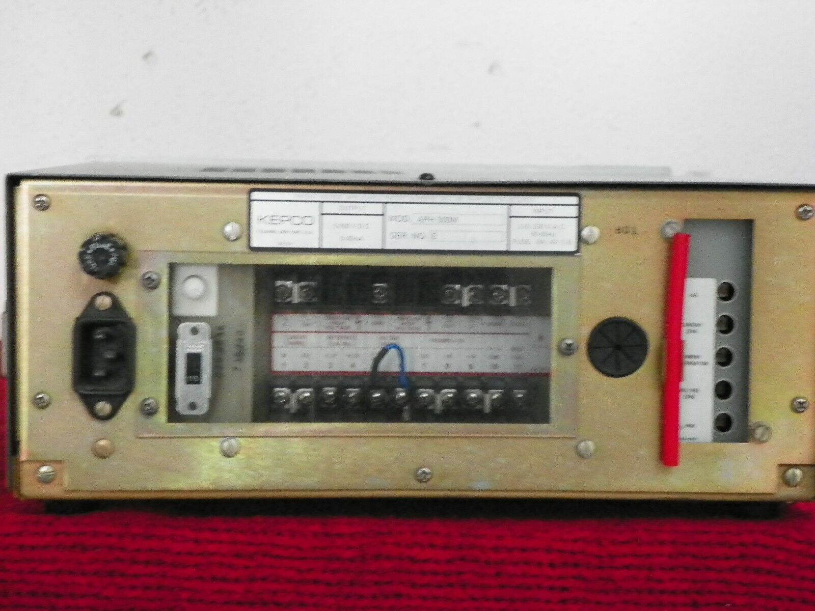 KEPCO APH 500M POWER SUPPLY 0-500VDC 0-40mA
