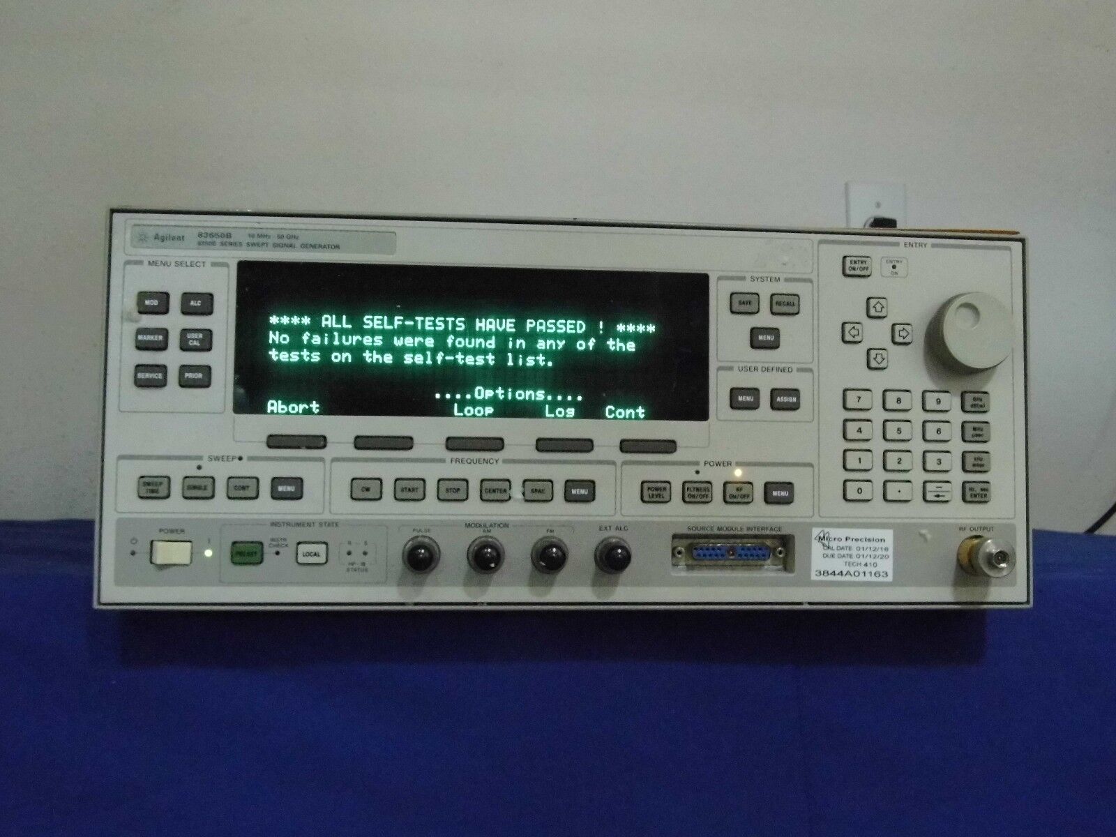 Agilent 83650B /001/008 synthesized generator, 30 day warranty, (2 in stock)