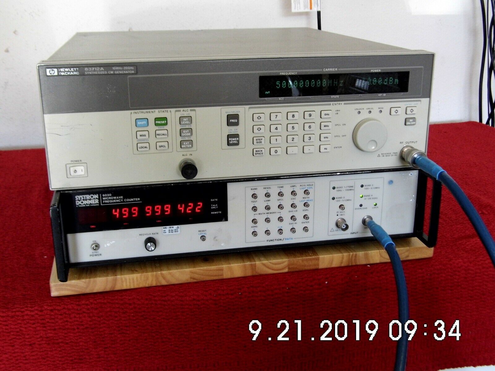 Systron Donner 6030 microwave frequency counter 10hz-26.5Ghz 