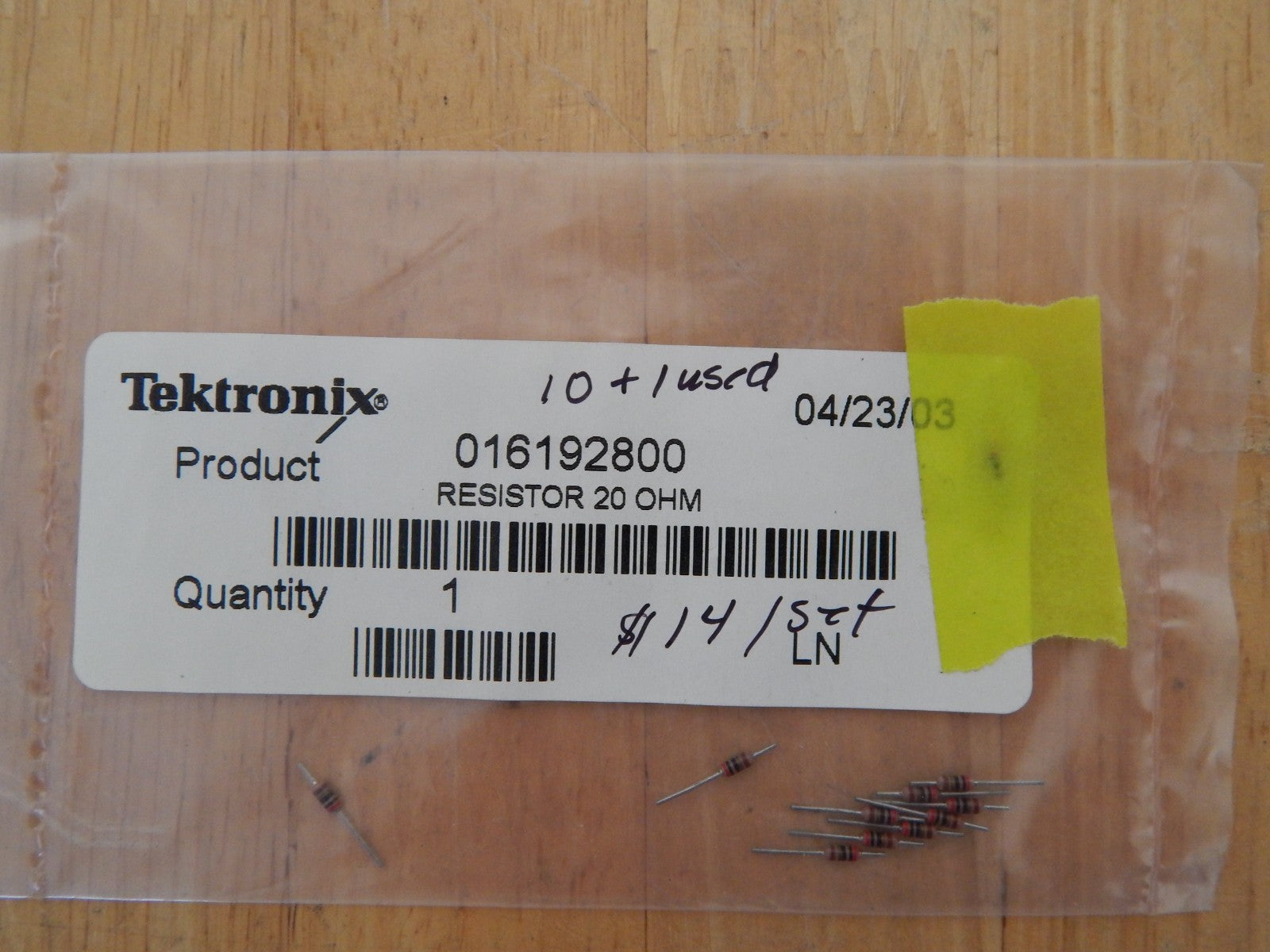 Tektronix Oscilloscope Assorted Accessories, Group 3, sold as a lot