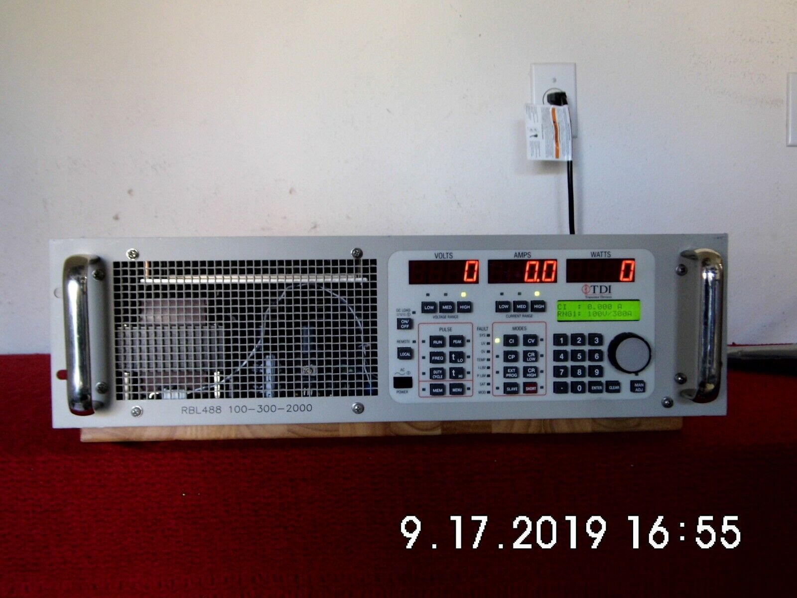 TDI Dynaload RBL488 100-300-2000 DC Electronic Load-GPIB & Ethernet (2 ...