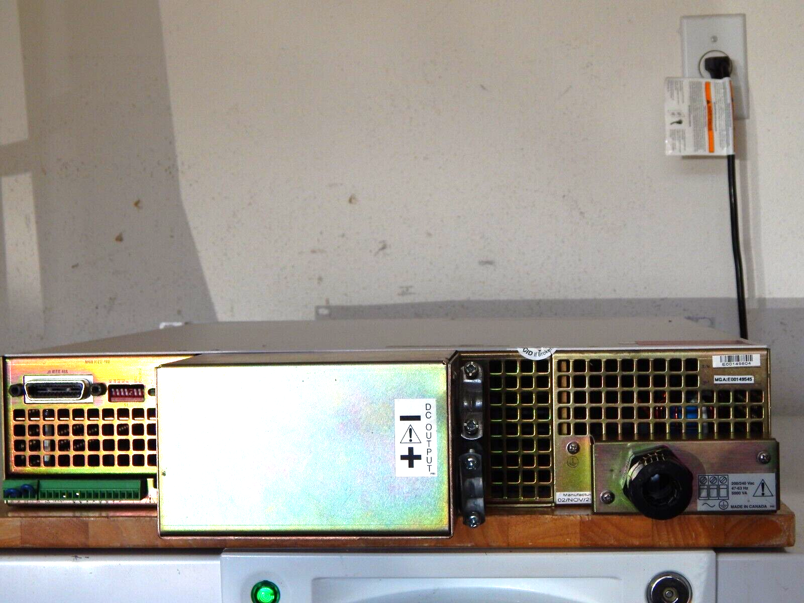 Xantrex XFR20-130 DC Power Supply, 20V, 130A,  2600W, GPIB