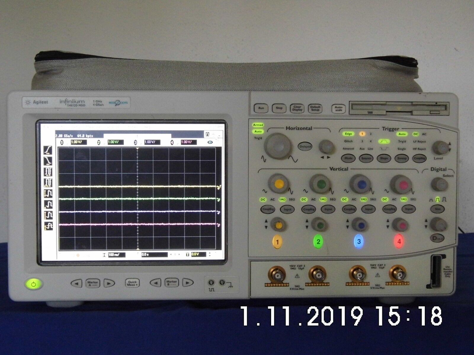 Agilent/HP 54832D MSO 1GHz,4GS/s,4CH + 16CH w/opt 080 & accessories