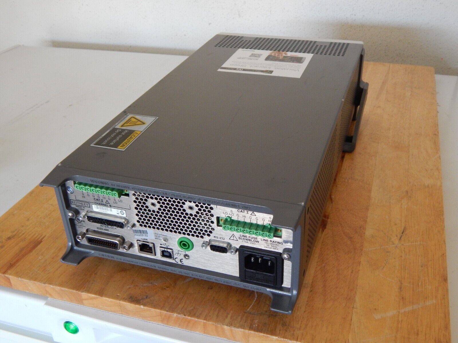 Keithley 2614B dual SourceMeter tested w/data, USA dealer, avoid 25% tariffs