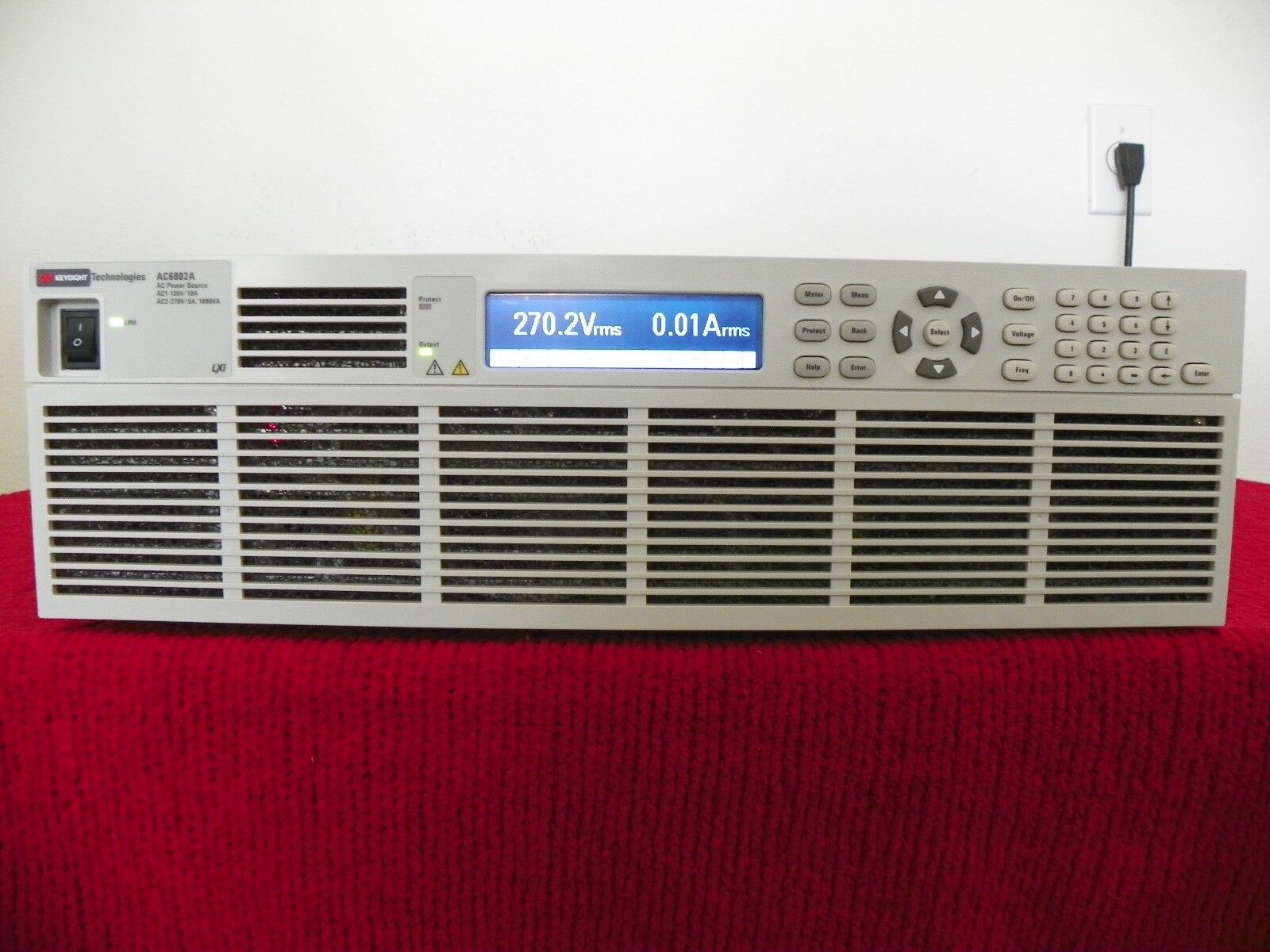 AC6802A AC Power, 1000VA, to 270V,10A/5A 45-500Hz