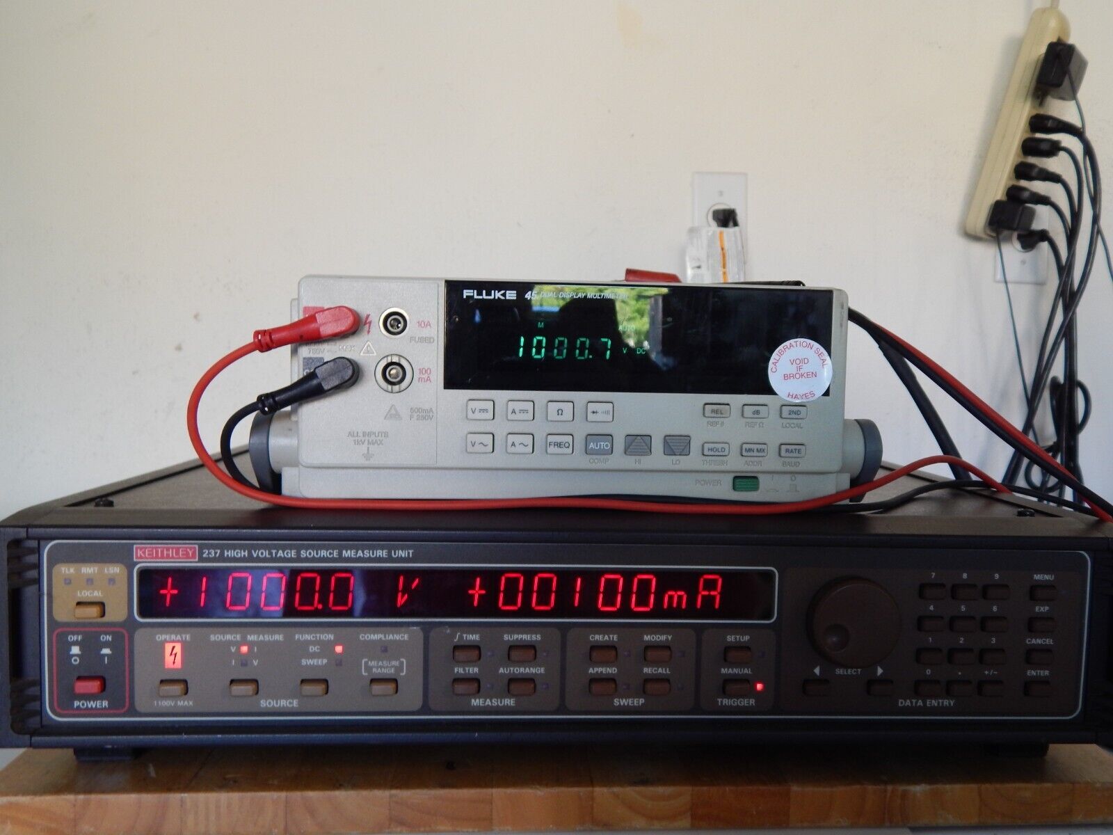 Keithley 237 High Voltage source measure unit, GPIB, Tested, 8 In Stock