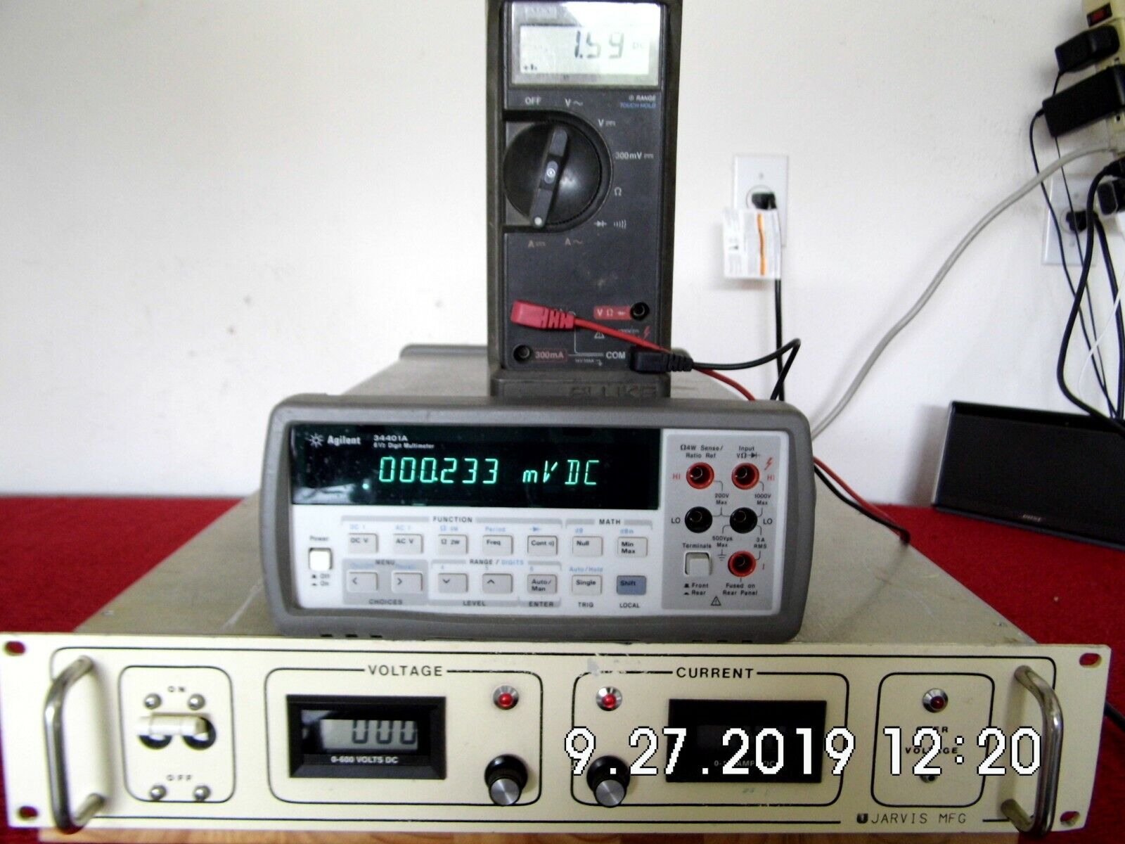 Power Ten Inc. 3402D-6001.5 600Vdc 1.5A DC Power Supply, Functionally Tested