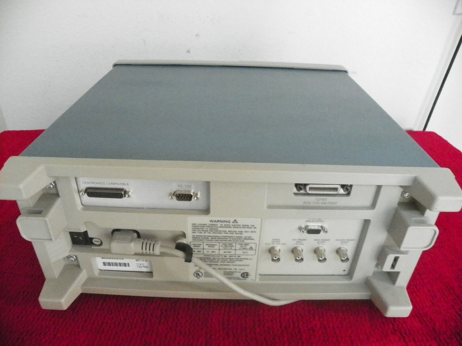 Tektronix TDS754C 500MHz 4 Channel Oscilloscope Options 13/1F/2F