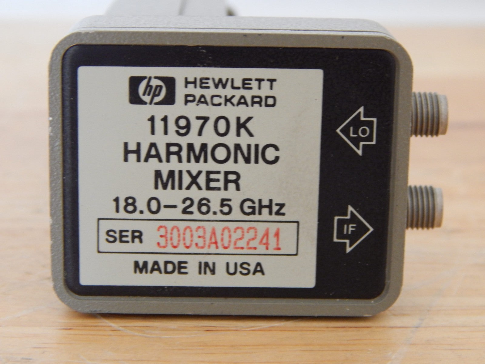 Keysight/HP 11970K Waveguide Harmonic Mixer 18 - 26.5 GHz