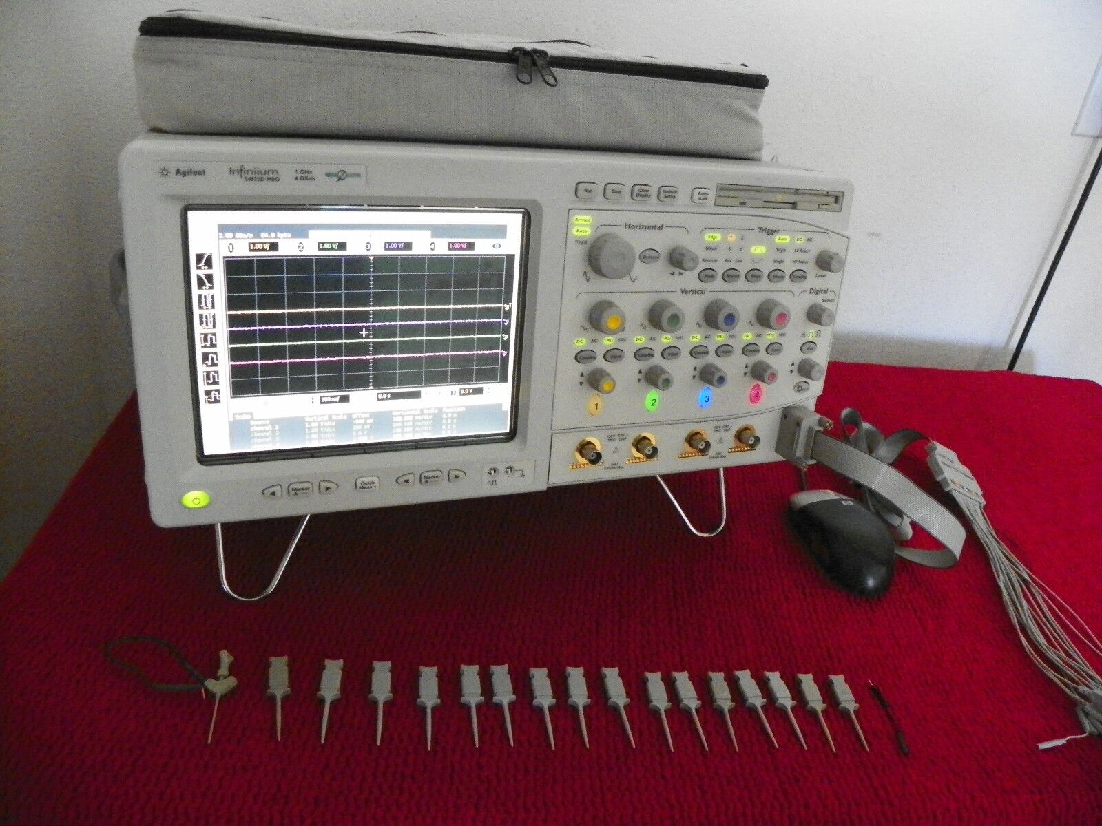 Agilent/HP 54832D MSO 1GHz,4GS/s,4CH + 16CH w/opt 080 & accessories