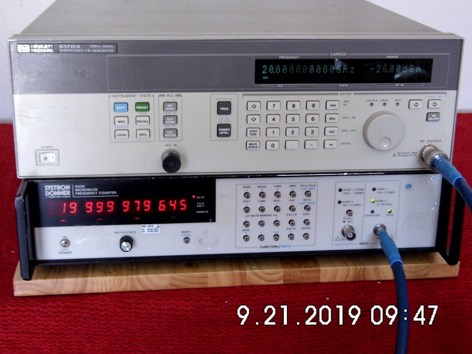 Systron Donner 6030 microwave frequency counter 10hz-26.5Ghz 