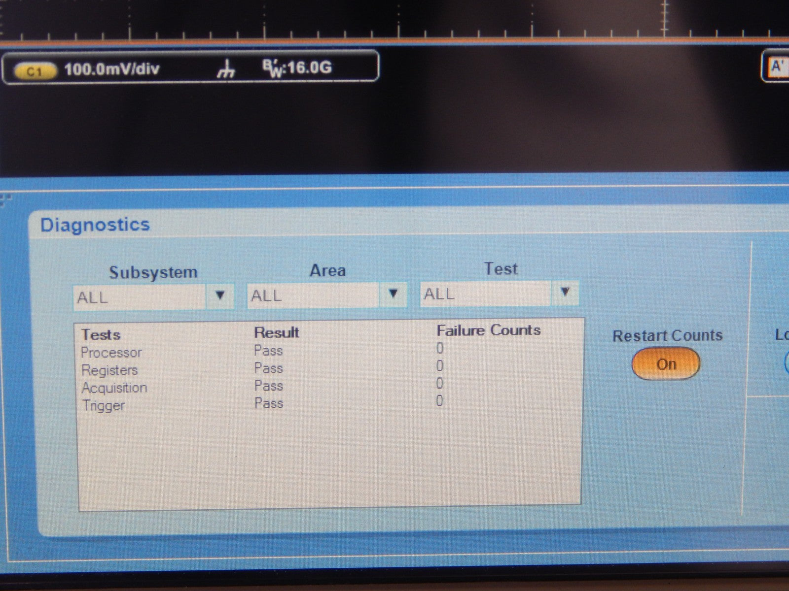 Tektronix DSA71604C 16Ghz 100GS/s Oscilloscope option loaded, s/n B010111