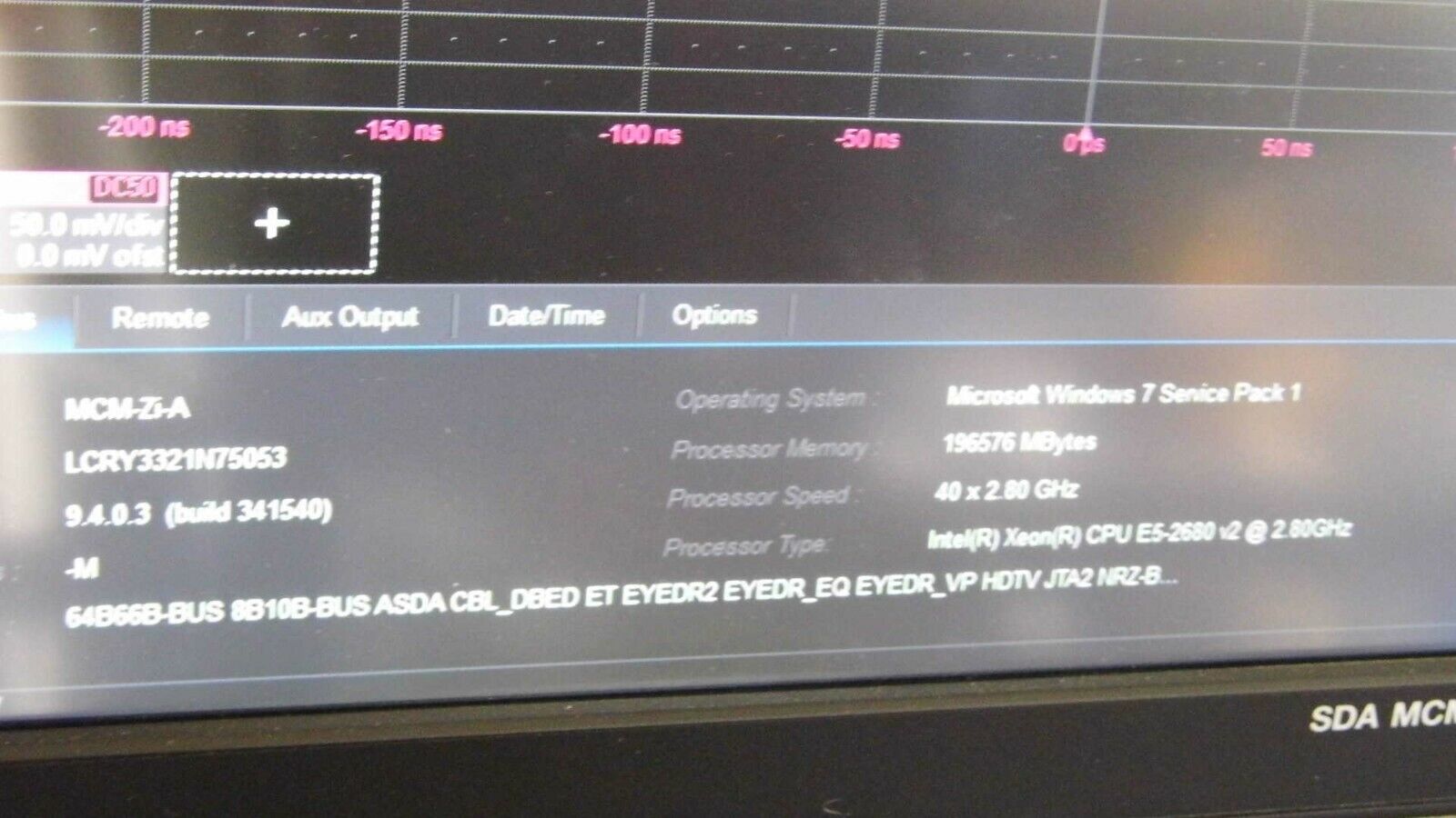 LeCroy LabMaster 10-36Zi-A & SDM-Zi-A, 36GHz  80GS/s oscilloscope w/ factory cal