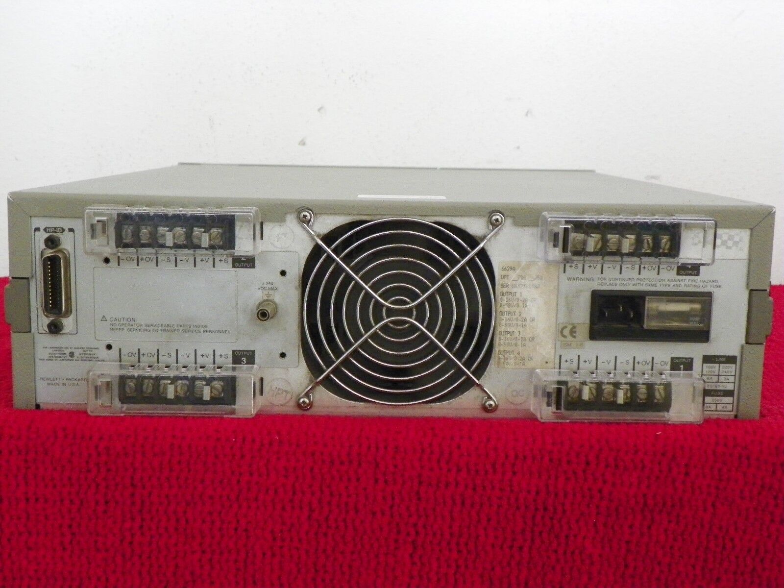 Agilent HP 6629A Precision  Supply, 50W, 4 Ch. 90 day warranty, many in stock