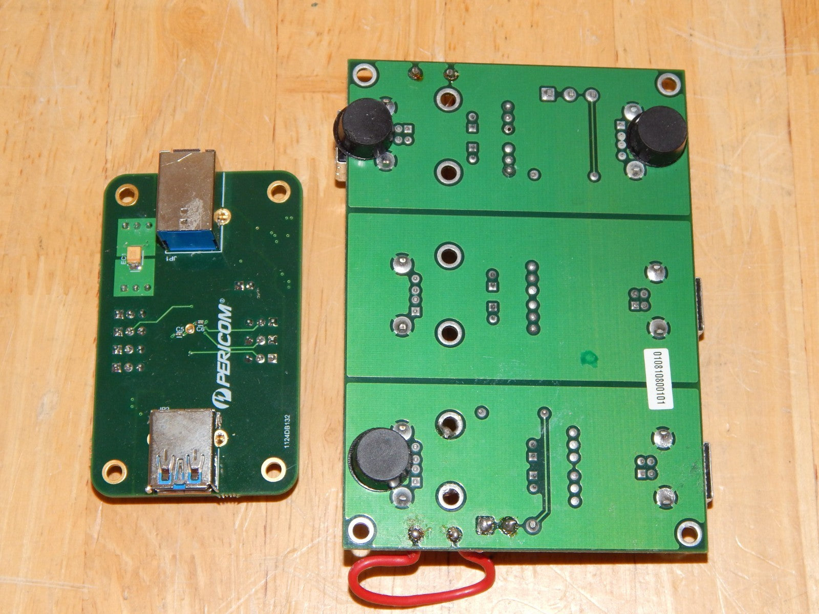 Agilent 54810-66540 & Pericom custom P13EQK7502AIZ_USB3.0_EVB Interface Boards