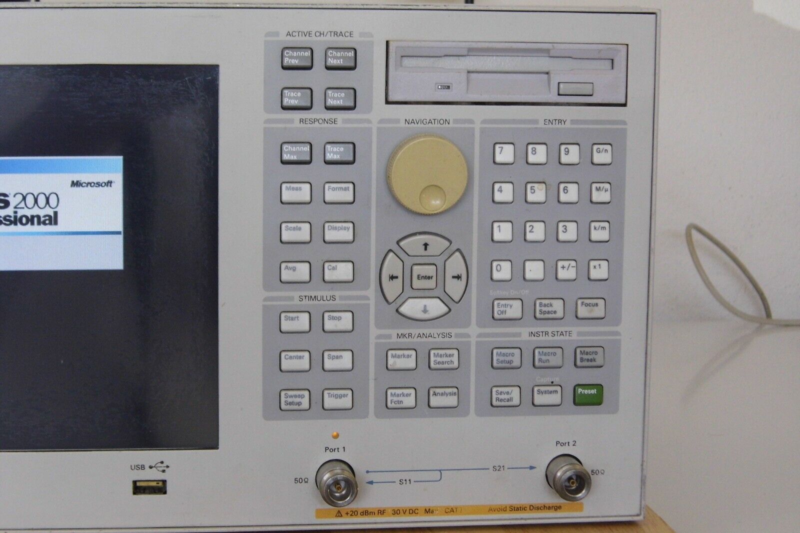 Agilent / HP E5062A 3GHz Network Analyzer w/Options 016, 100, 150 & 1E1  CAL'D!