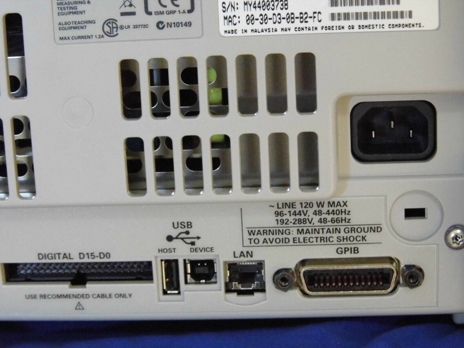 Agilent MSO6032A Mixed Signal 300 MHz, 2+16 Ch DSO6032A  (many in stock)