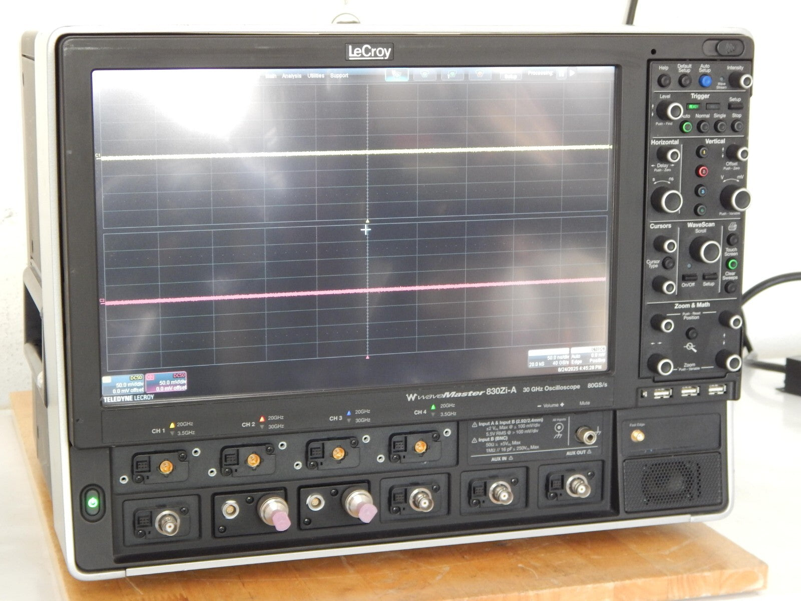 LeCroy SDA830Zi-A w/HDTV,JTA2,XDEV oscilloscope OEM cal 6/16/25, LCRY0436N68017