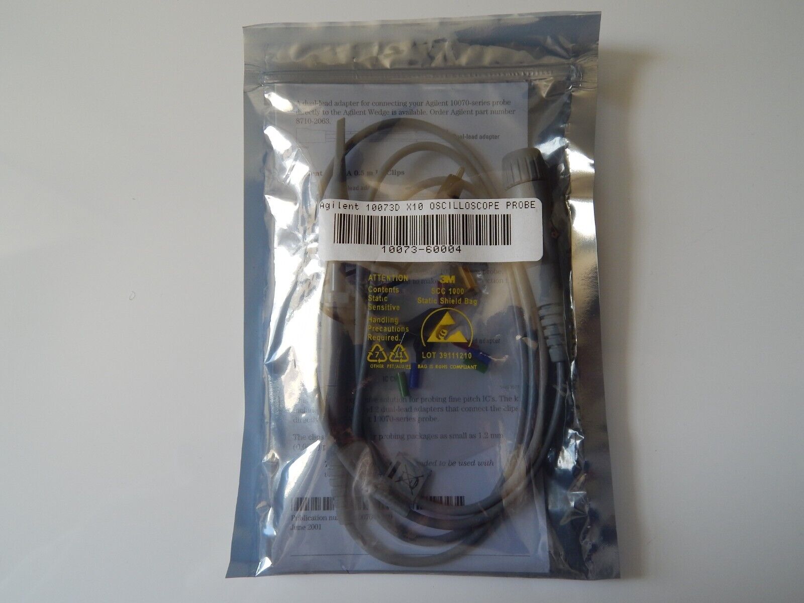 Agilent Keysight 10073D 500MHz  Passive Probe, brand new, 6 in stock