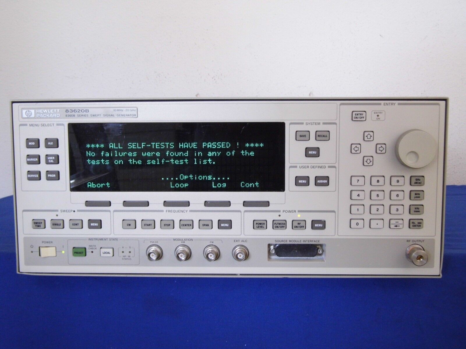 Agilent HP 83620B 001-002-006-008 Synthesized Sweeper 10MHz - 20GHz, 2 in stock