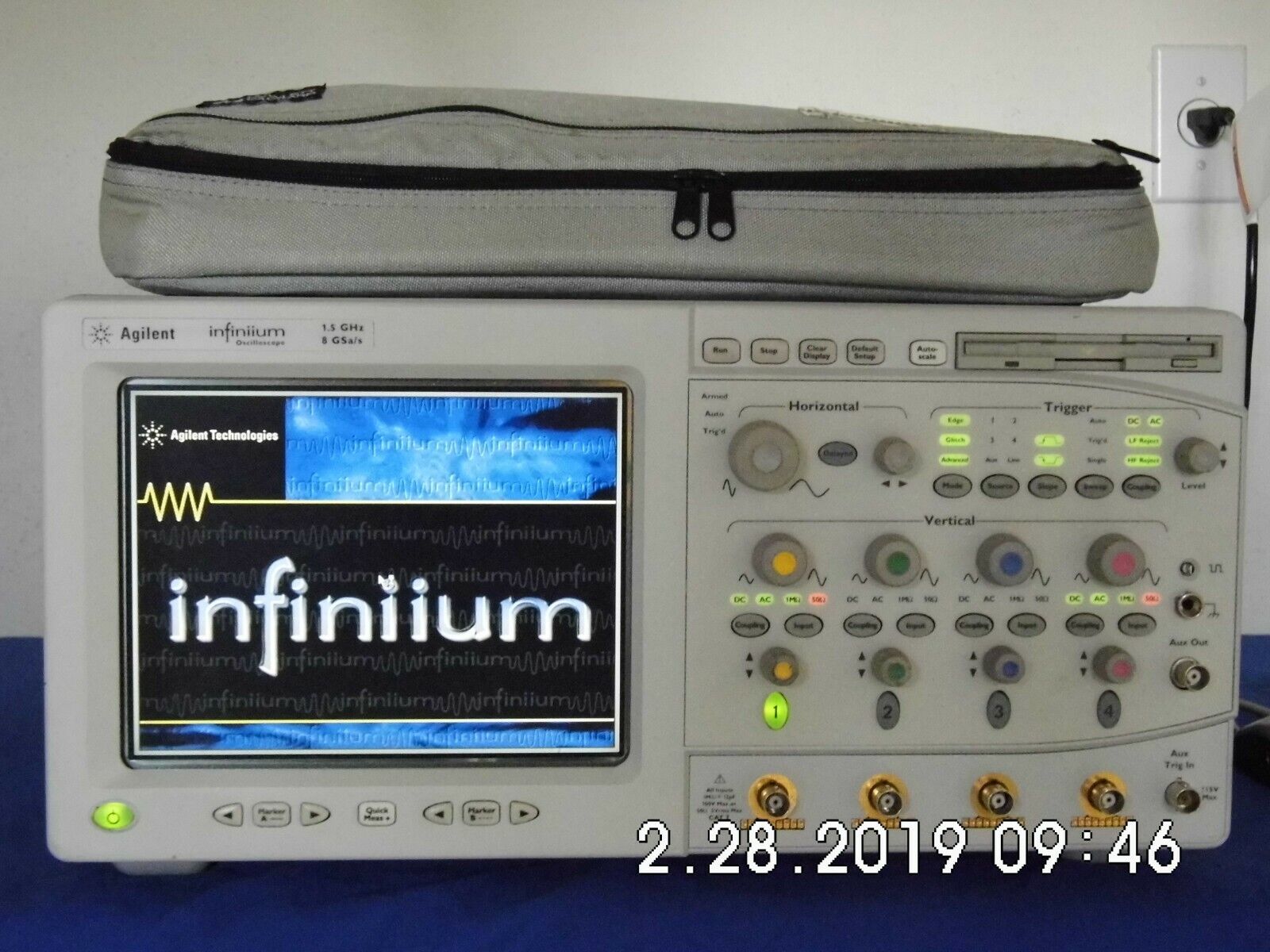 Agilent HP 54845A 1.5Ghz 8Gs/s Oscilloscope 