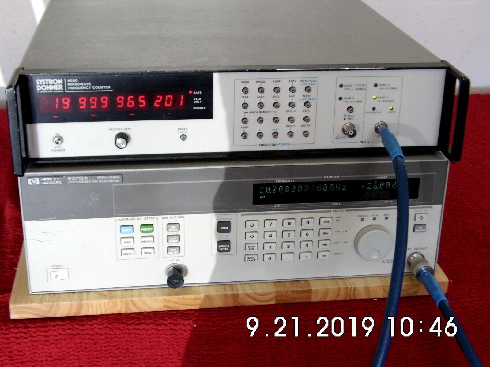 Systron Donner 6030 microwave frequency counter 10hz-26.5Ghz 